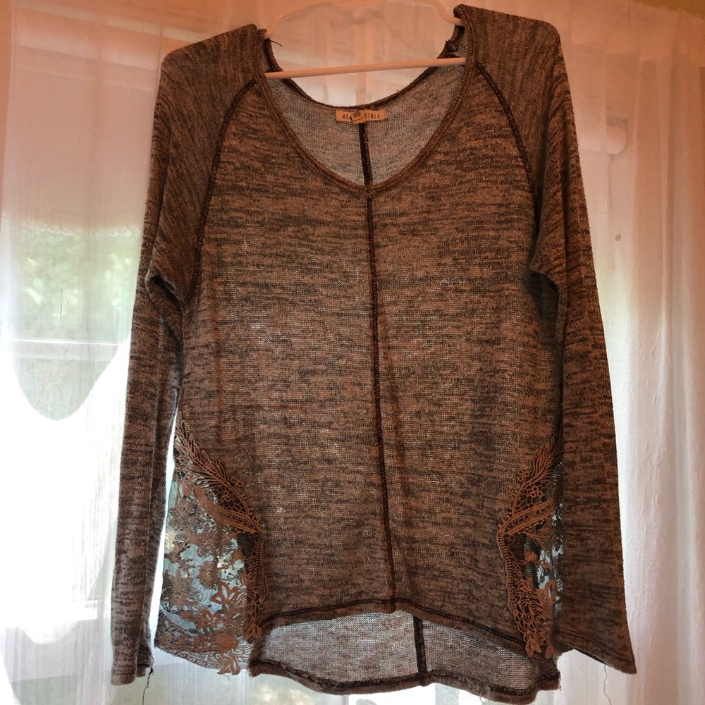Thin grey sweater